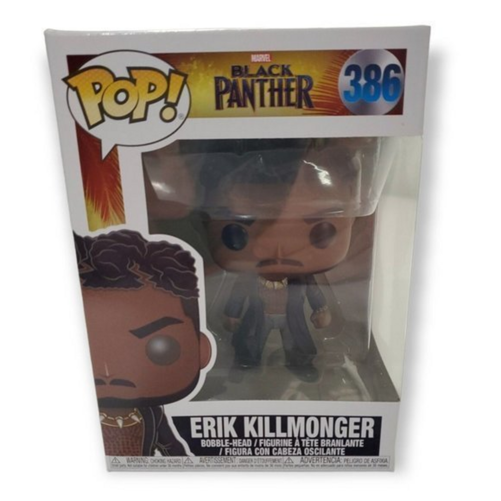 Funko POP! Marvel Black Panther Erik Killmonger with Scars #386 Vinyl Figure